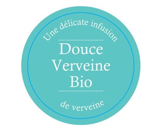 INFUSION etiquette douce verveine bio