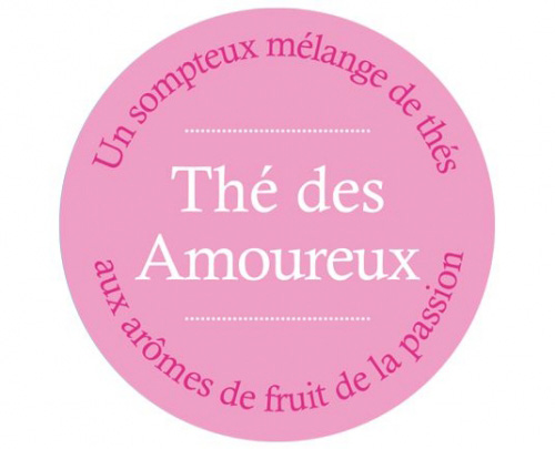 logo ETIQUETTE THE DES AMOUREUX 806