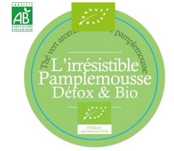 thé l'irrésistible pamplemousse detox bio