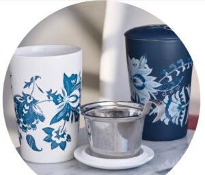 Tisanière en Porcelaine Teaeve Luna White