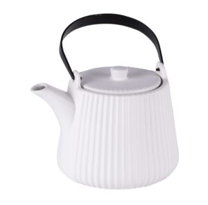 Théière Tiao 1L Blanc avec filtre